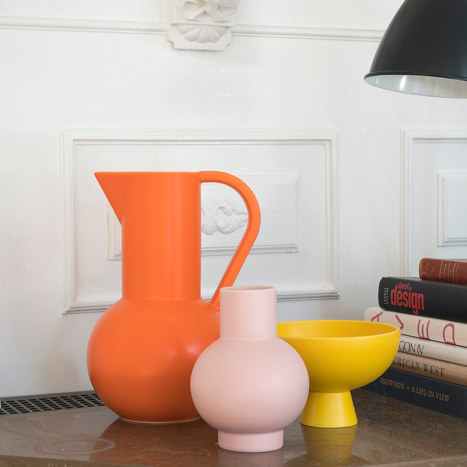 Coral Blush Small Globe Bottle Vase - Image 3