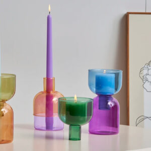 Radiant Glass DIY Vase & Candle Holder