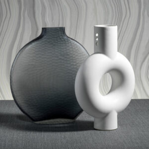 White Stoneware Vase