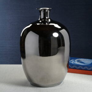 Stella Silver Ceramic Vase